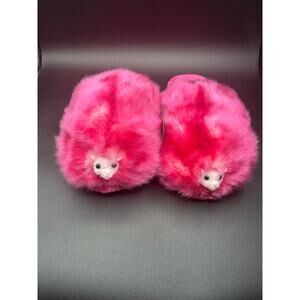 Harry Potter Pink Pygmy Puff Plush Slippers